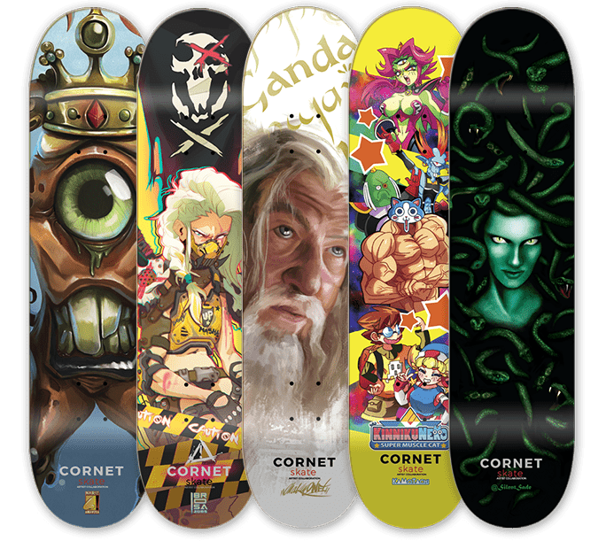 Tablas de skateboard Artist Sreies de Cornet Skate