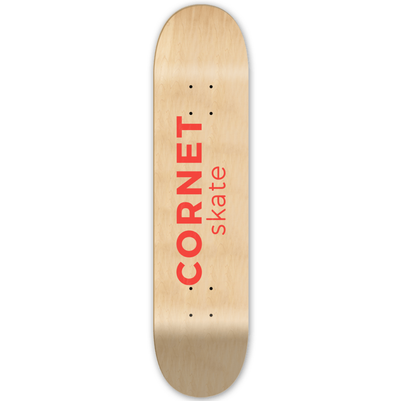 Tabla de skateboard cornet skate rojo
