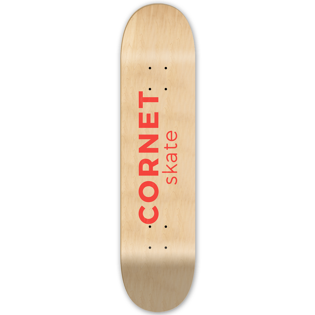 Tabla de skateboard cornet skate rojo